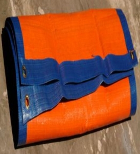 Bạt che công trình màu vàng xanh giá tốt