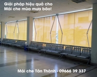 Giải pháp mái che nắng mưa nào hiệu quả cho mùa mưa