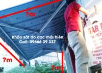 Khảo sát, tư vấn, báo giá mái hiên di động tại nhà giá cực sốc
