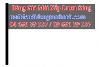 Bảng giá mái xếp lượn sóng rẻ nhất