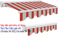 Lắp đặt mái hiên di động tại Cầu Giấy