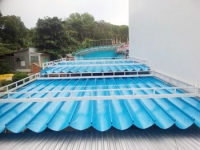 Lắp đặt mái hiên, mái xếp di động lượn sóng giá rẻ tại Hòa Bình